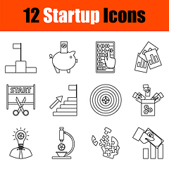 Image showing Startup Icon Set