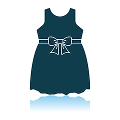 Image showing Baby Girl Dress Icon