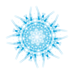 Image showing Snowflake ornate