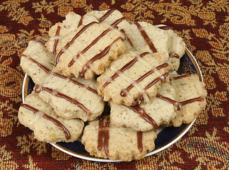 Image showing Walnut biscuits