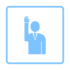 Image showing Voting Man Icon