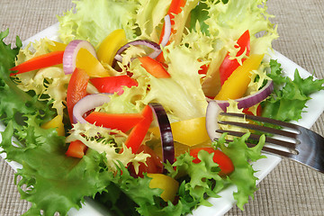 Image showing Colorful salad