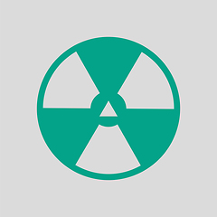 Image showing Radiation Icon