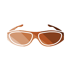 Image showing Poker sunglasses icon