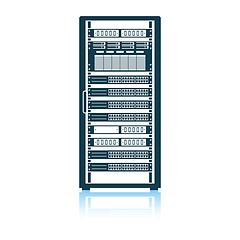 Image showing Server rack icon