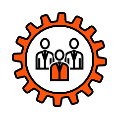 Image showing Teamwork Icon