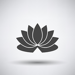 Image showing Lotus flower icon
