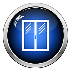 Image showing Icon Of Closed Window Frame