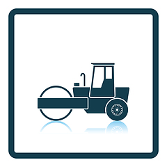 Image showing Icon of road roller