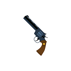 Image showing Revolver gun icon