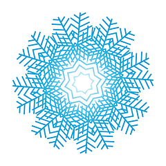 Image showing Snowflake ornate