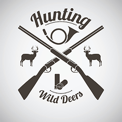 Image showing Hunting Emblem