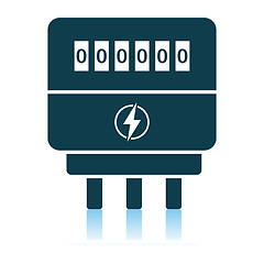 Image showing Electric Meter Icon