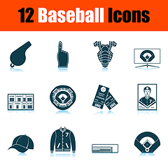 Image showing Baseball Icon Set