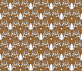 Image showing Damask Seamless Outline Pattern