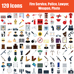 Image showing Set of 120 Icons