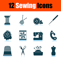 Image showing Sewing Icon Set