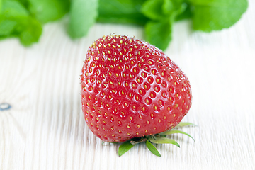 Image showing red strawberry