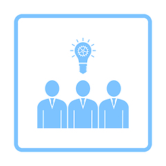 Image showing Corporate Team Finding New Idea Icon