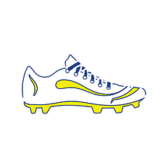 Image showing Baseball boot icon