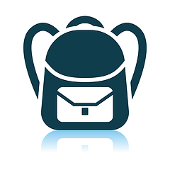 Image showing School Rucksack Icon