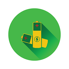 Image showing Electric battery icon