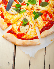 Image showing Italian pizza Margherita