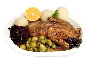 Image showing Duck dinner_2