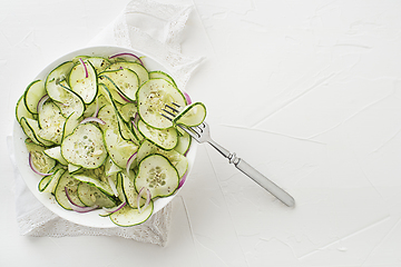 Image showing Cucumber salad