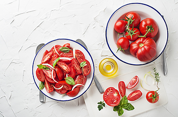 Image showing Tomato salad