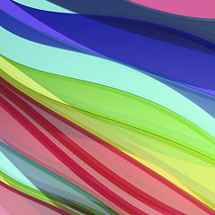 Image showing Abstract background with colorful layers