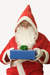 Image showing Santa with Gift