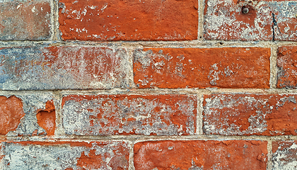 Image showing Texture of old brick wall