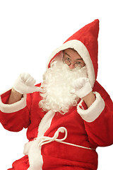 Image showing Self-confident Santa