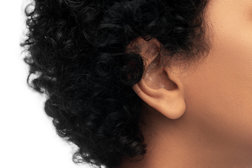 Image showing close up of african american woman's ear