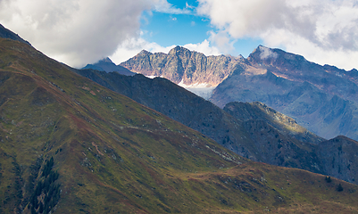 Image showing South Tyrolean Alps in autumn