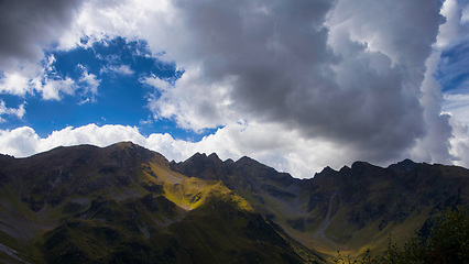 Image showing South Tyrolean Alps in autumn