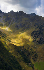 Image showing South Tyrolean Alps in autumn