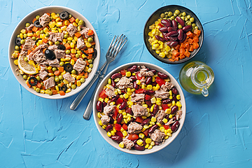 Image showing Tuna mexican corn salad