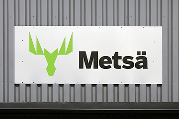 Image showing Metsä Group Logo on Wall