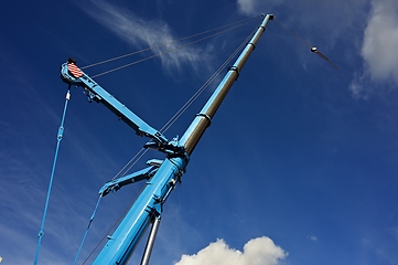 Image showing boom lift crane 