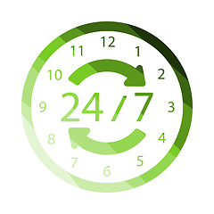 Image showing 24 Hour Icon