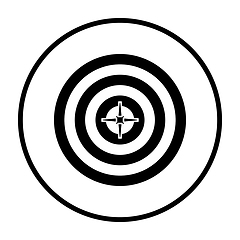 Image showing Target With Dart In Center Icon