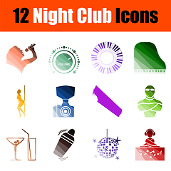 Image showing Night Club Icon Set