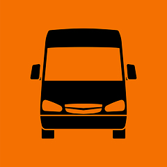Image showing Van icon front view
