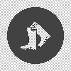 Image showing Hunter\'s rubber boots icon