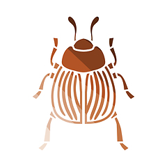 Image showing Colorado beetle icon