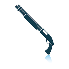 Image showing Pump-action shotgun icon