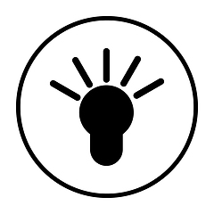 Image showing Idea Lamp Icon