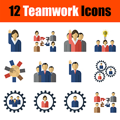 Image showing Teamwork Icon Set